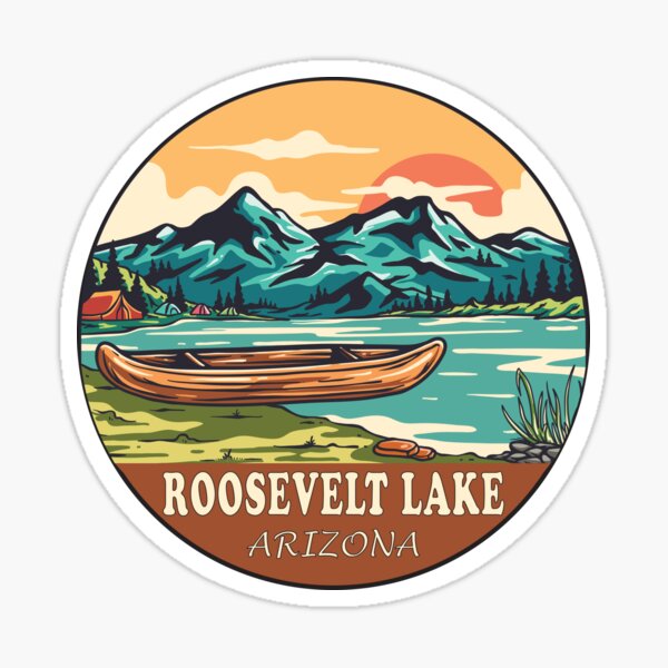 Item preview, Theodore Roosevelt Lake Arizona | Boating | Fishing designed and sold by KrisSidDesigns.