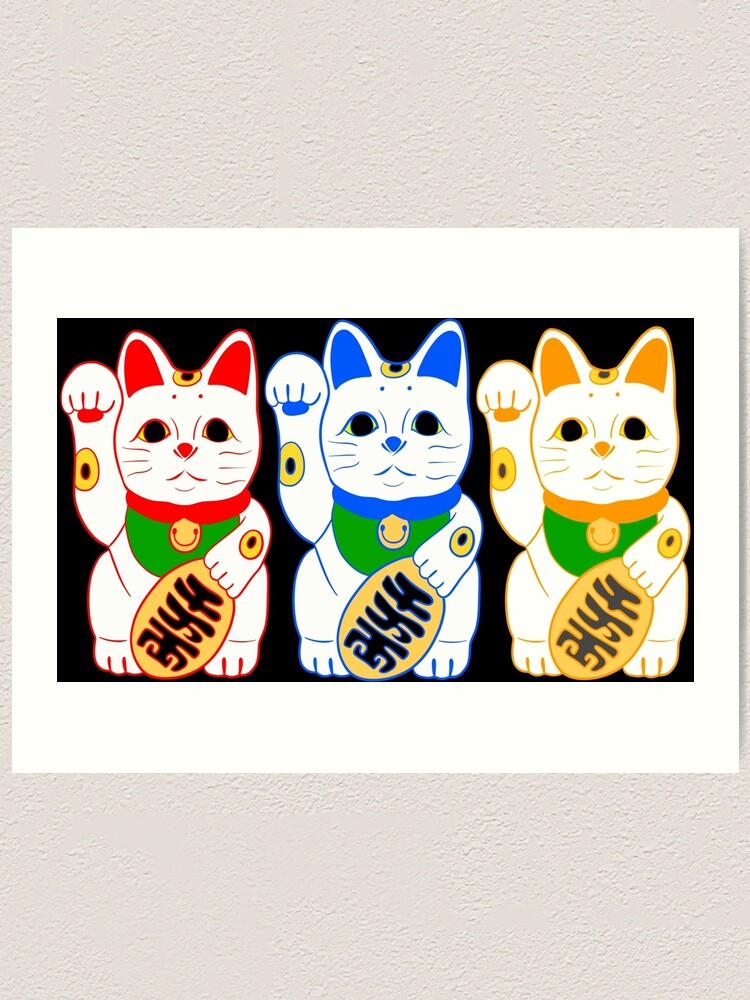 lucky cat art