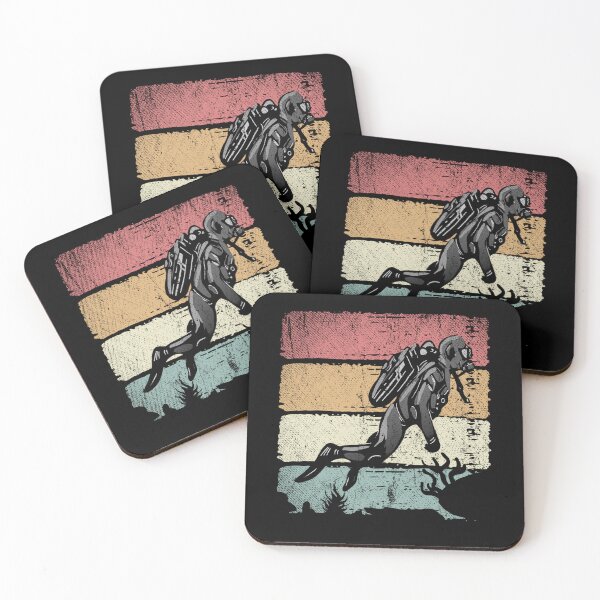 Item preview, Retro Diver Ocean Dive Underwater Scuba Diving designed and sold by RomanStowell.