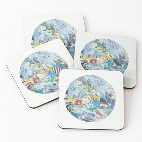 Item preview, Abstract Paper Wall Art Collage¨ Breathe¨. designed and sold by Artsymirveras.