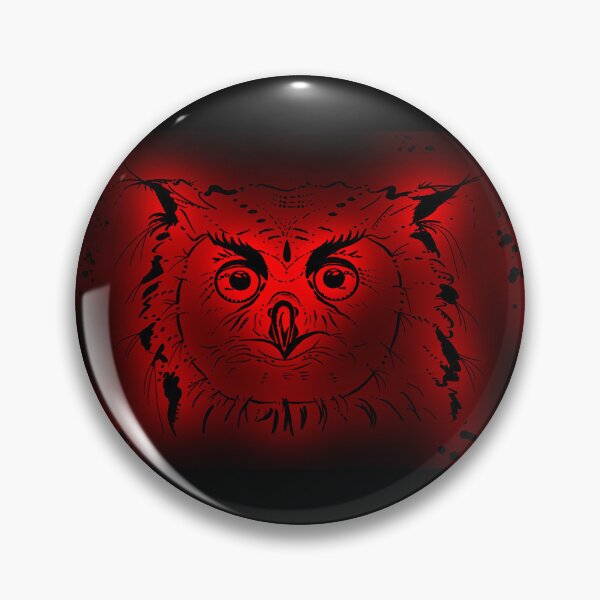 Item preview, Owl, owl in red designed and sold by Kreativa1.