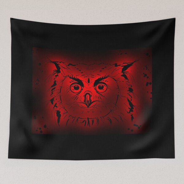 Item preview, Owl, owl in red designed and sold by Kreativa1.