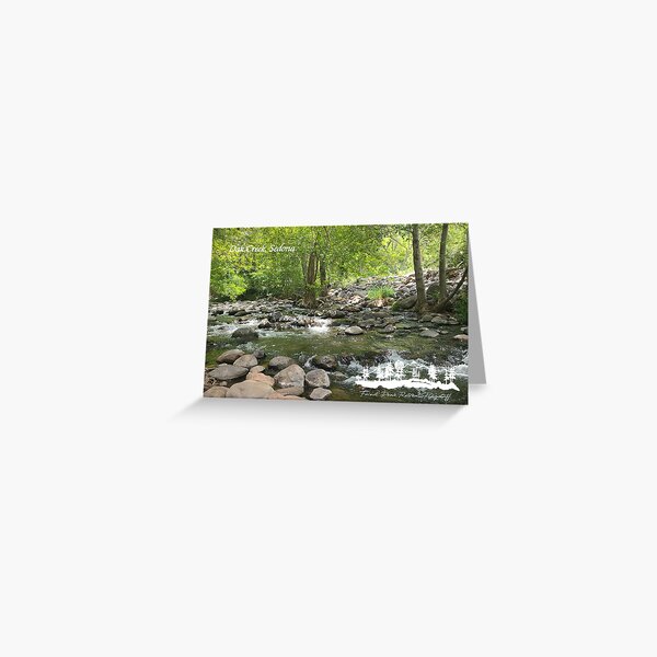 Oak Creek, Sedona - From ForestPeakRetreat.com Greeting Card