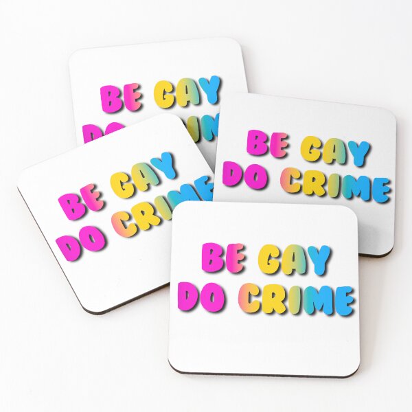 Item preview, Be Gay Do Crime (Pan) designed and sold by dannydoesarts.