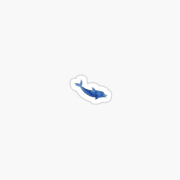 little blue dolphin 2 Sticker
