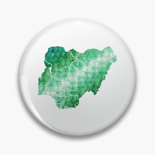 Item preview, Nigeria Map Sticker designed and sold by SharlaPaints.