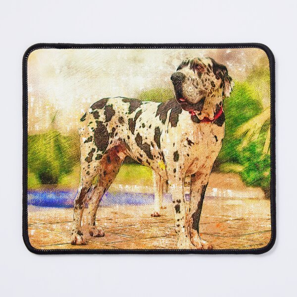 Item preview, Harlequin Great Dane - digital painting designed and sold by NickoPrints.