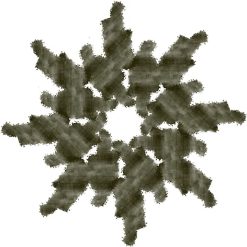 Artwork thumbnail, gray star by Meo Design