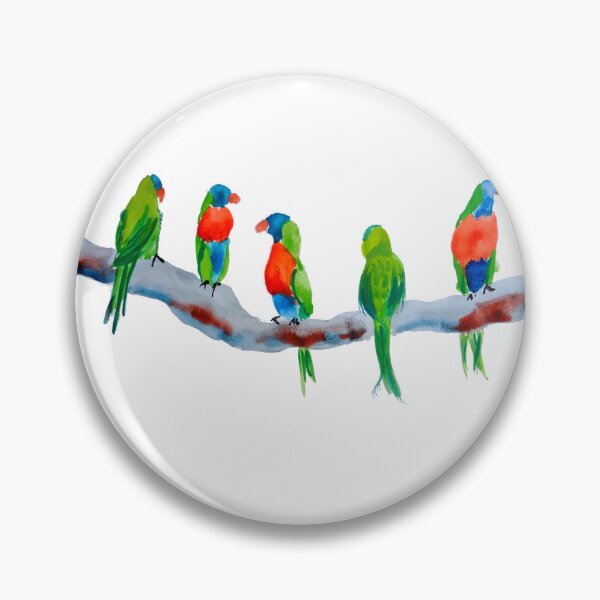 Item preview, Rainbow Parakeets designed and sold by julyperson.