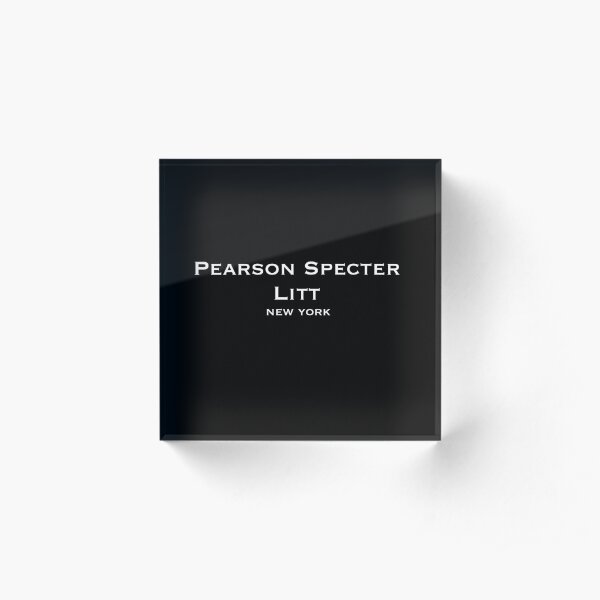 Pearson Specter Litt Acrylic Block
