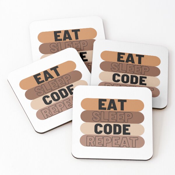 Item preview, Eat Sleep Code Repeat designed and sold by CakmakShop.