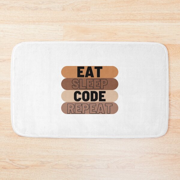 Item preview, Eat Sleep Code Repeat designed and sold by CakmakShop.