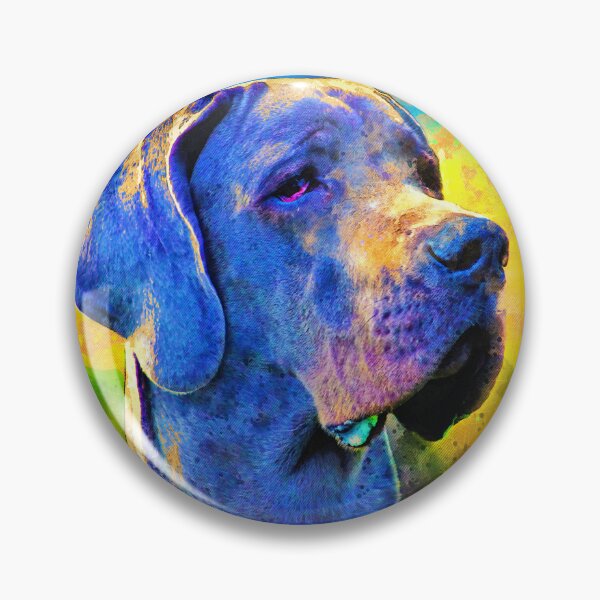 Item preview, Great Dane portrait - digital painting with a vintage look designed and sold by NickoPrints.