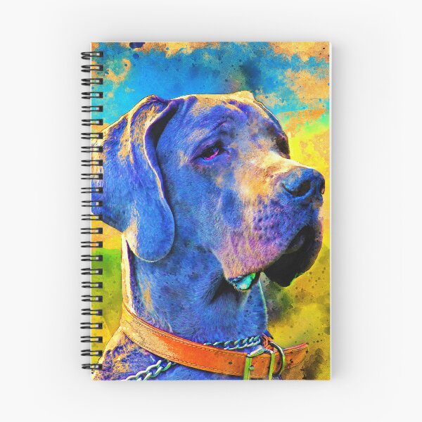 Item preview, Great Dane portrait - digital painting with a vintage look designed and sold by NickoPrints.