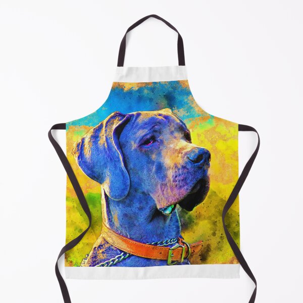 Item preview, Great Dane portrait - digital painting with a vintage look designed and sold by NickoPrints.