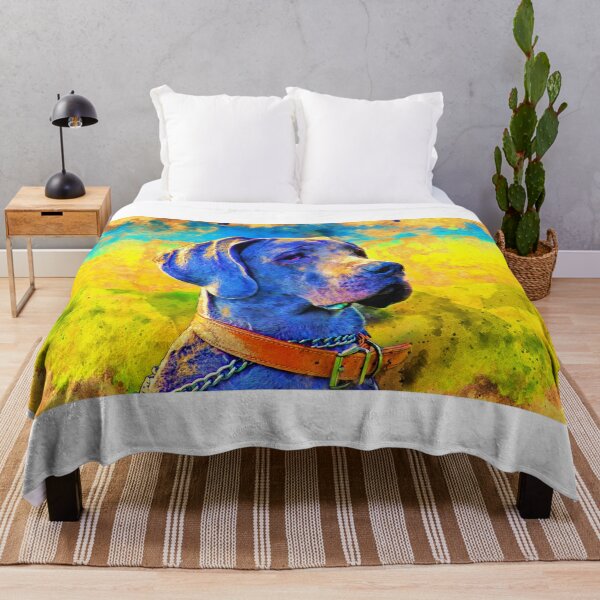 Item preview, Great Dane portrait - digital painting with a vintage look designed and sold by NickoPrints.