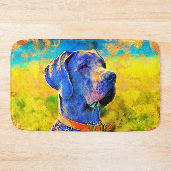 Item preview, Great Dane portrait - digital painting with a vintage look designed and sold by NickoPrints.
