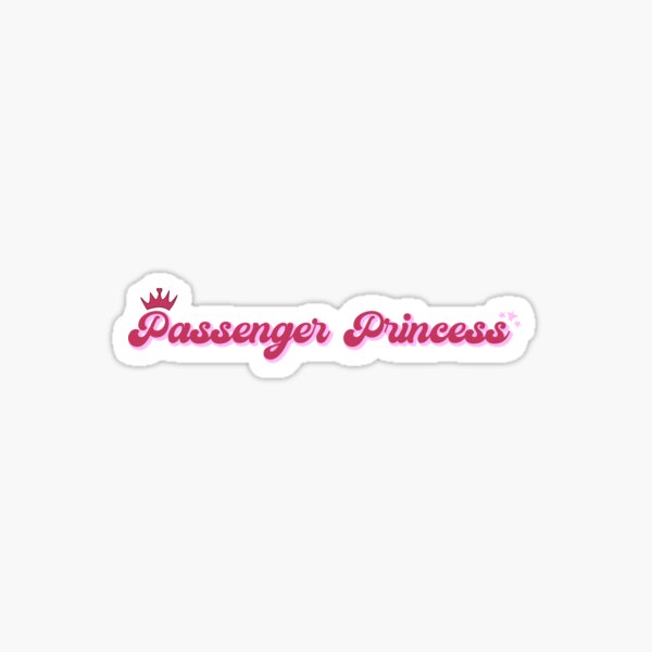 Buy Passenger Princess Sticker, Gelapa 3PCS Car Stickers and Decals, Funny  Stickers for Car Window Rearview Mirror, Vinyl Letter Stickers, Cute Car  Accessories for Girls Women Girlfriends-Pink Online at desertcartINDIA