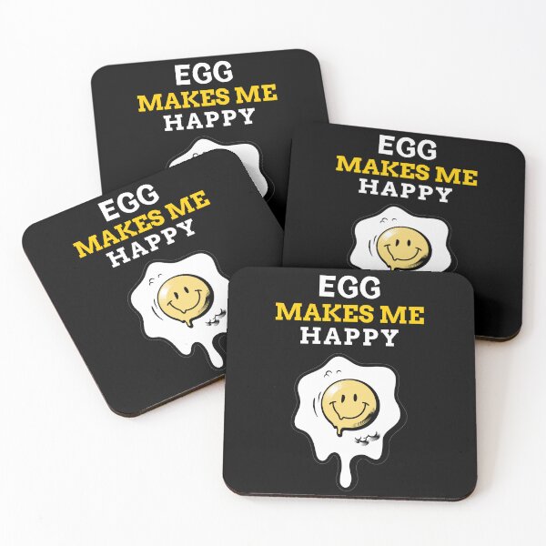 Item preview, EGG MAKES ME HAPPY designed and sold by MJ96-PRO.