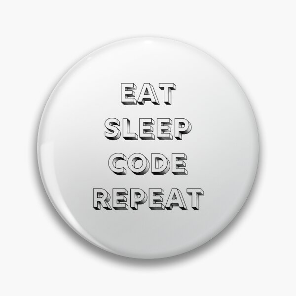 Artikelvorschau, Eat Sleep Code Wiederholen entworfen und verkauft von CakmakShop.