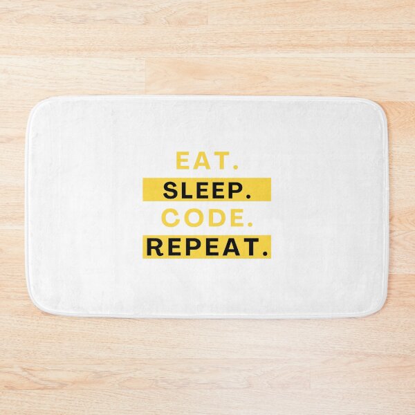 Item preview, Eat Sleep Code Repeat designed and sold by CakmakShop.