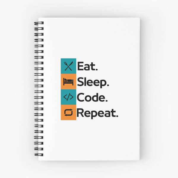 Item preview, Eat Sleep Code Repeat designed and sold by CakmakShop.