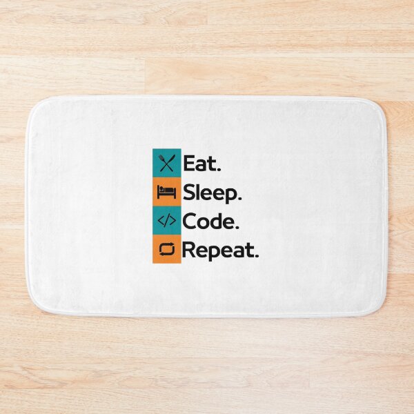 Item preview, Eat Sleep Code Repeat designed and sold by CakmakShop.