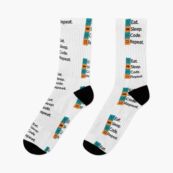 Item preview, Eat Sleep Code Repeat designed and sold by CakmakShop.