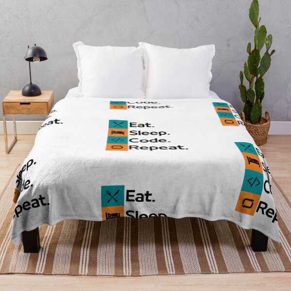 Item preview, Eat Sleep Code Repeat designed and sold by CakmakShop.