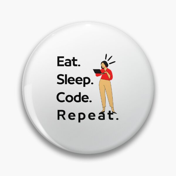 Item preview, Eat Sleep Code Repeat designed and sold by CakmakShop.