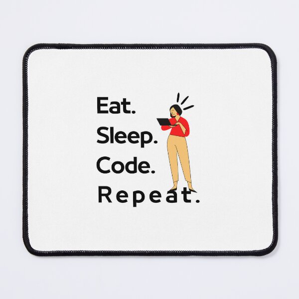 Item preview, Eat Sleep Code Repeat designed and sold by CakmakShop.