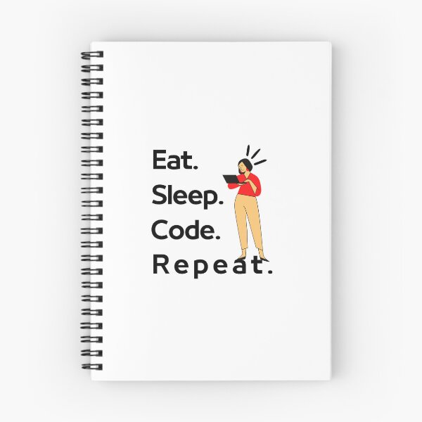 Item preview, Eat Sleep Code Repeat designed and sold by CakmakShop.