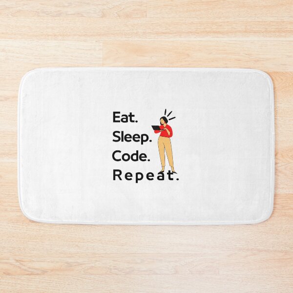 Item preview, Eat Sleep Code Repeat designed and sold by CakmakShop.