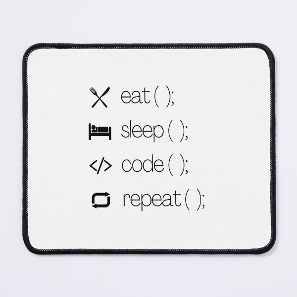 Item preview, Eat Sleep Code Repeat designed and sold by CakmakShop.