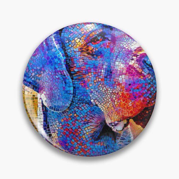 Item preview, Great Dane portrait - colorful mosaic designed and sold by NickoPrints.