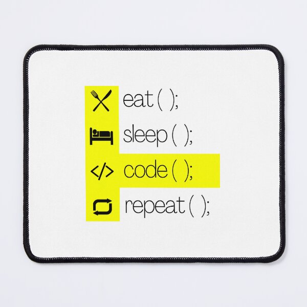 Item preview, Eat Sleep Code Repeat designed and sold by CakmakShop.