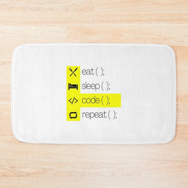 Item preview, Eat Sleep Code Repeat designed and sold by CakmakShop.