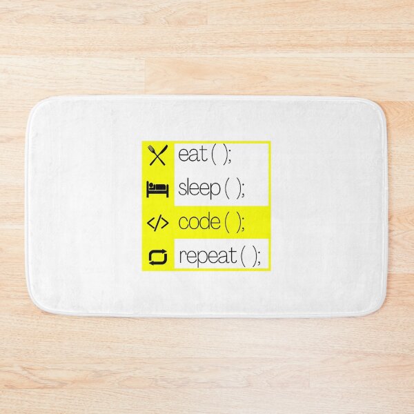 Item preview, Eat Sleep Code Repeat designed and sold by CakmakShop.