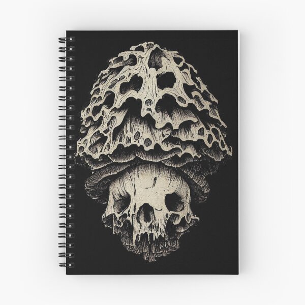 Aperçu de l'œuvre Champignon crâne de morille créée et vendue par harroddesign.