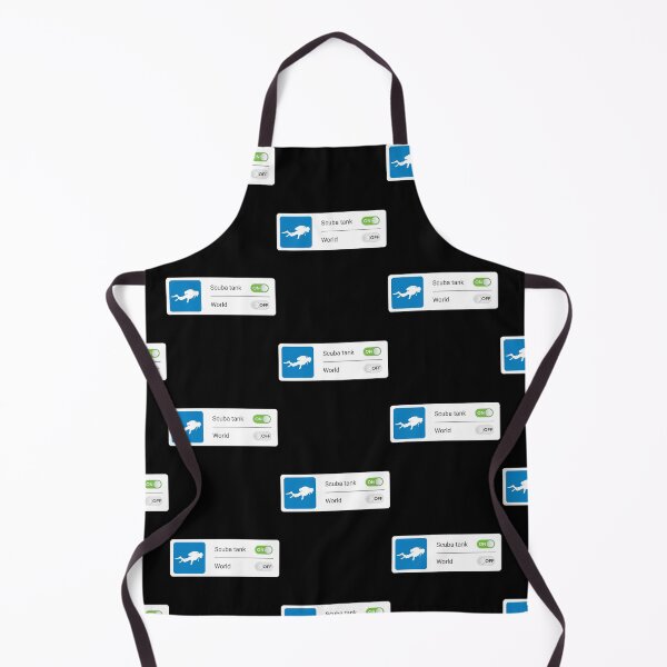 Item preview, Scuba Diver Scuba Tank On World Off Scuba Diving designed and sold by RomanStowell.