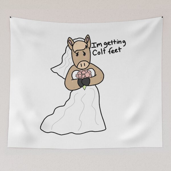 Item preview, I'm Getting Colt Feet - Horse Pun designed and sold by thepunchypoodle.