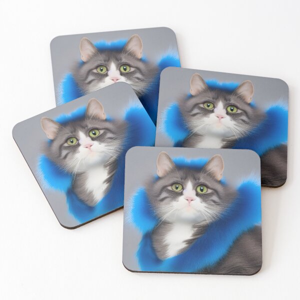 Item preview, Funny cat wearing scarf designed and sold by jardigital.