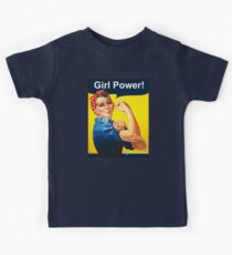 Girl Power - Rosie the Riveter Kids Tee