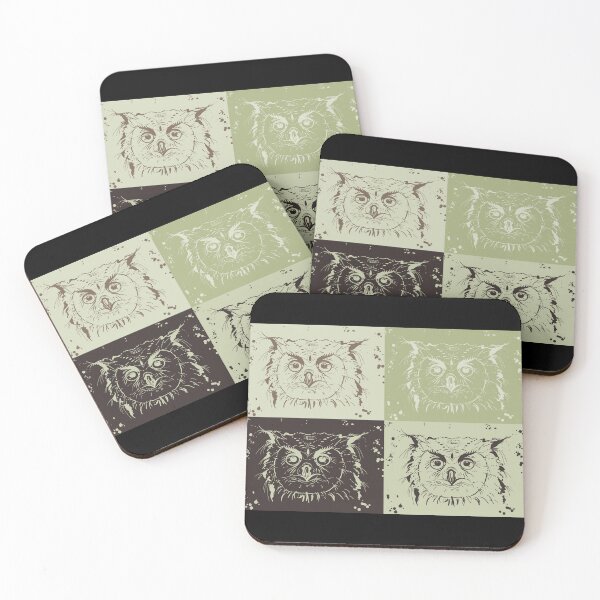 Item preview, Uhu, Owl as Warhol Effect 2 designed and sold by Kreativa1.