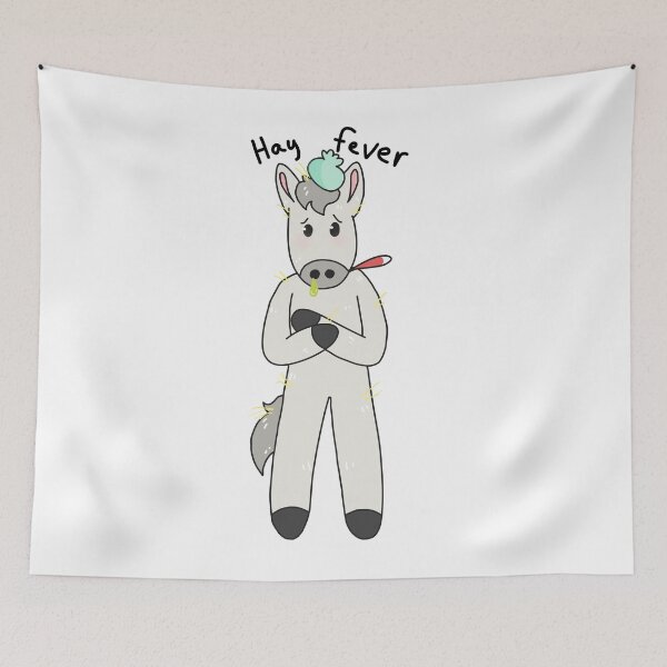 Item preview, Hay Fever - Horse Pun designed and sold by thepunchypoodle.