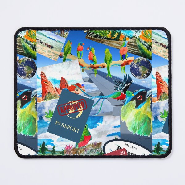 Item preview, Colorful Tropical Travel Poster designed and sold by julyperson.