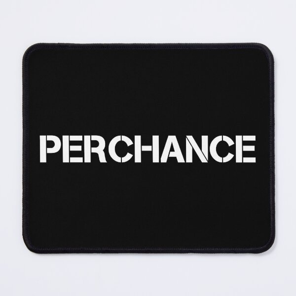 Item preview, "PERCHANCE" Written in Stencil Font designed and sold by BunchOfWords.
