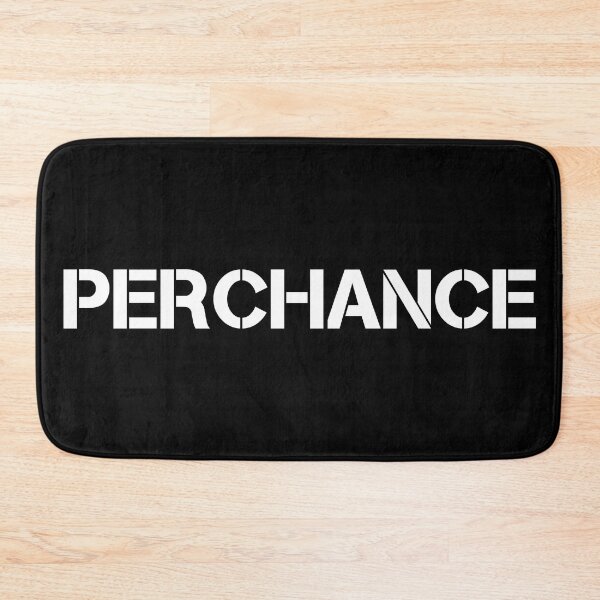 Item preview, "PERCHANCE" Written in Stencil Font designed and sold by BunchOfWords.