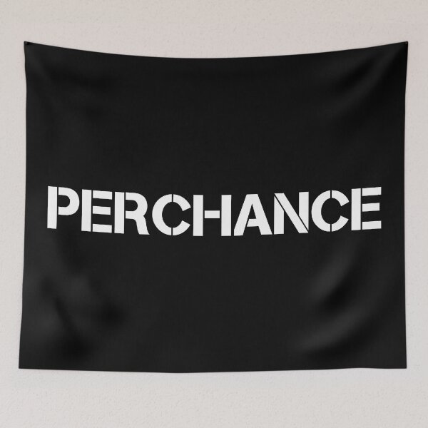 Item preview, "PERCHANCE" Written in Stencil Font designed and sold by BunchOfWords.