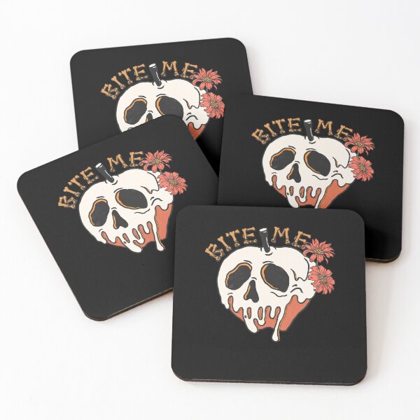 Item preview, Bite me vintage halloween skull design designed and sold by reka88.